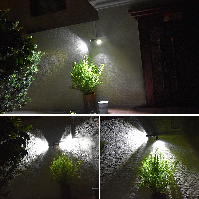 Bright Outdoor Motion-Sensor Solar LED Lights