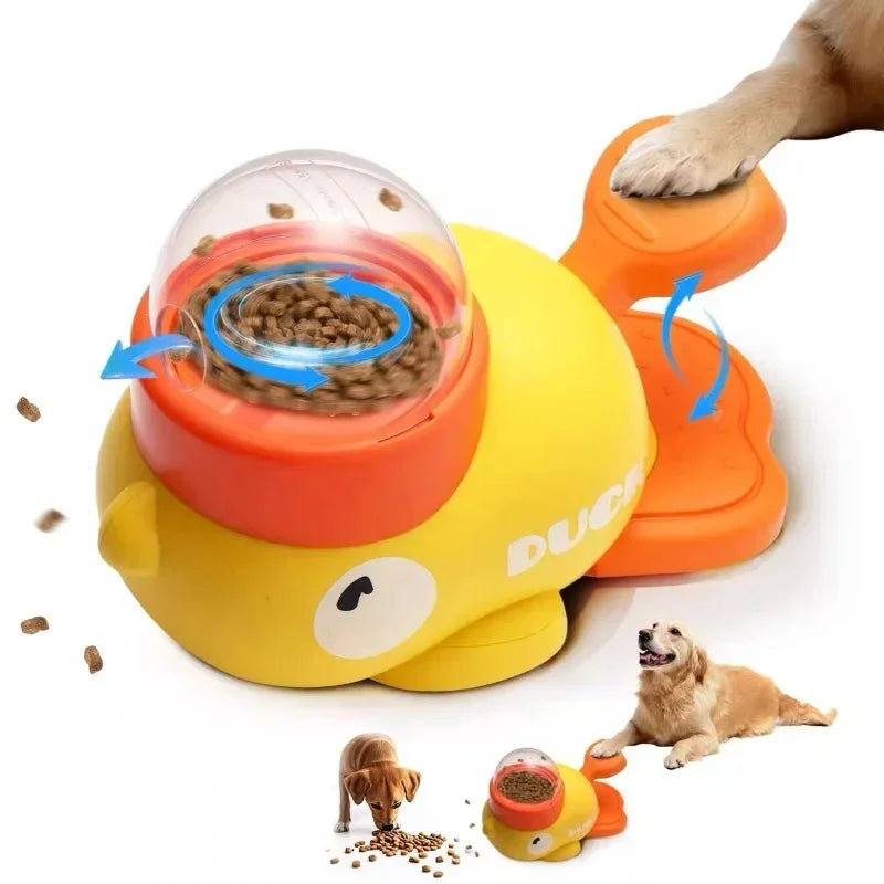 Cartoon Duck Puzzle Feeder for Dogs