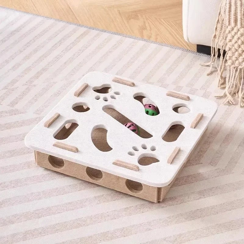 Felt Cat Puzzle Toy Box