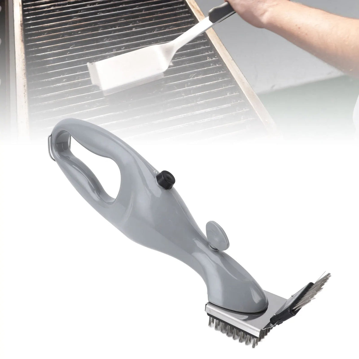 Steam Cleaning BBQ Grill Brush