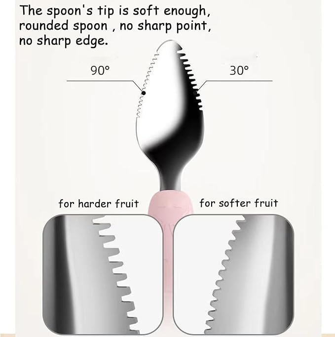 Double-Head Silicone Baby Feeding Spoon