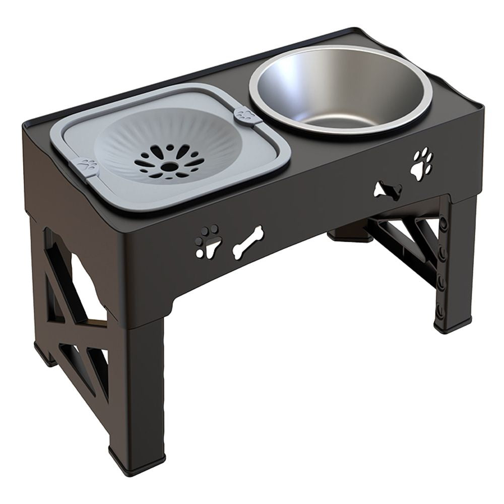 Adjustable Raised Slow Feeder for Dogs