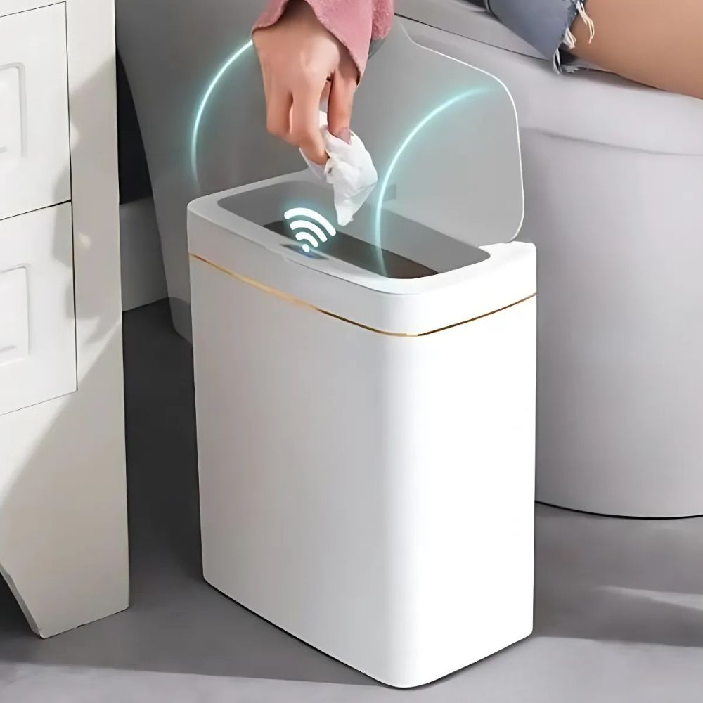 Smart Motion-Sensor Trash Can