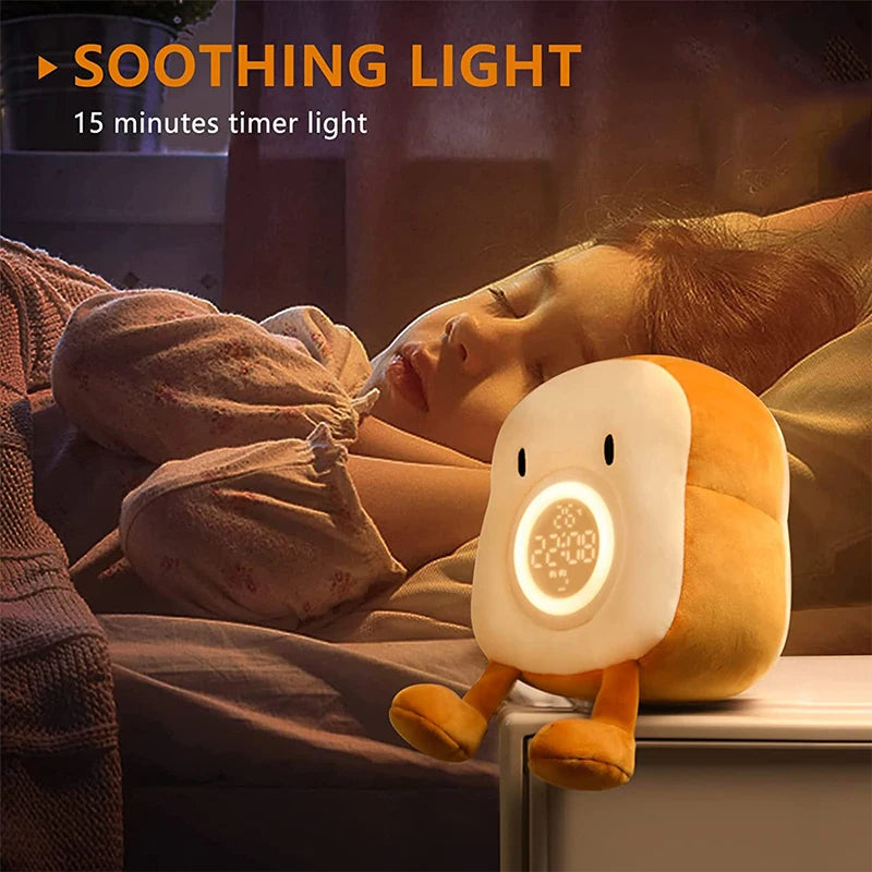 Plush Alarm Clock with Night Light