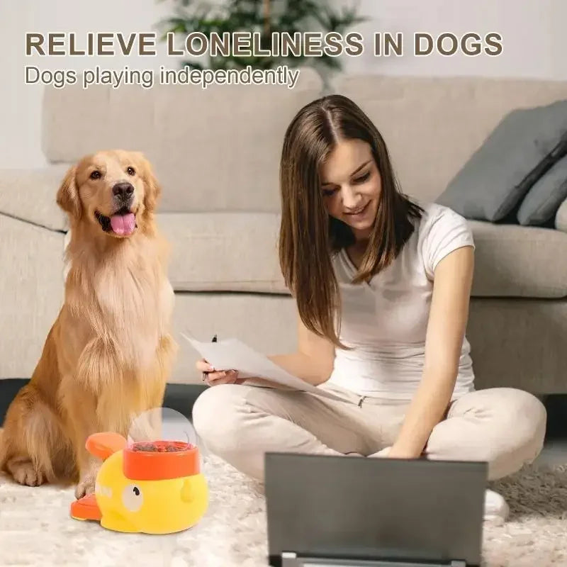 Cartoon Duck Puzzle Feeder for Dogs