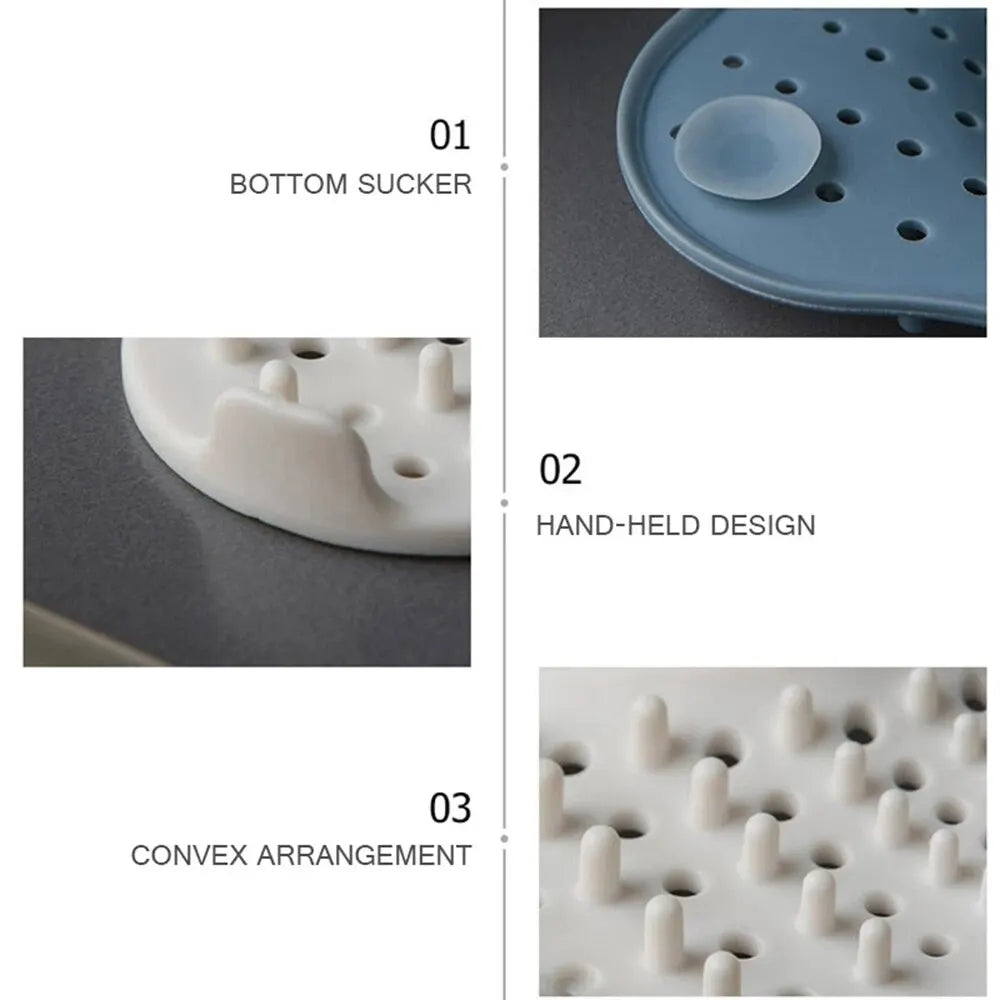 Anti-Clog Spiral Shower Drain Hair Catcher
