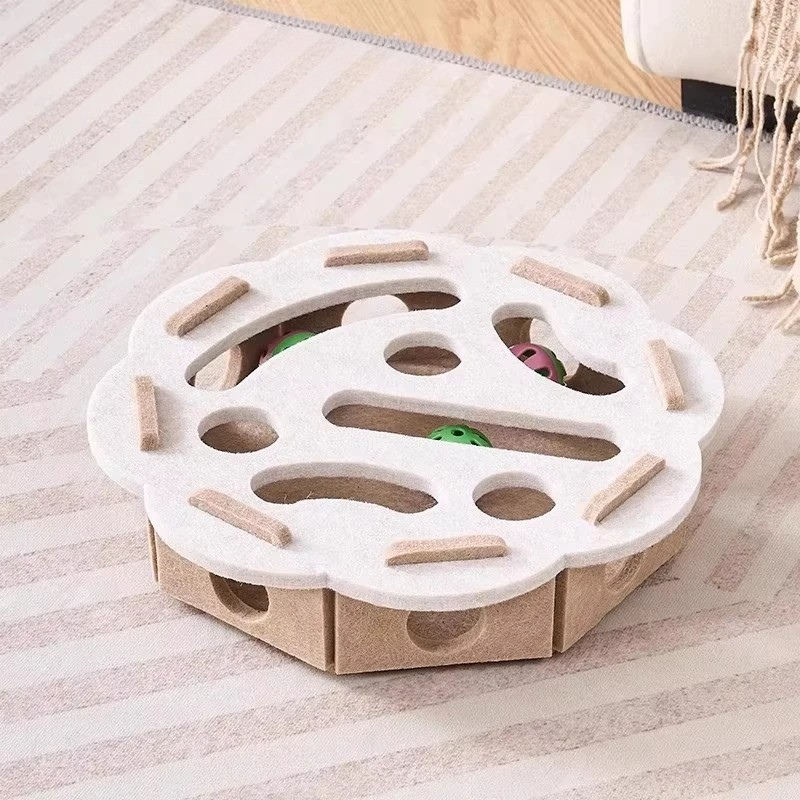 Felt Cat Puzzle Toy Box