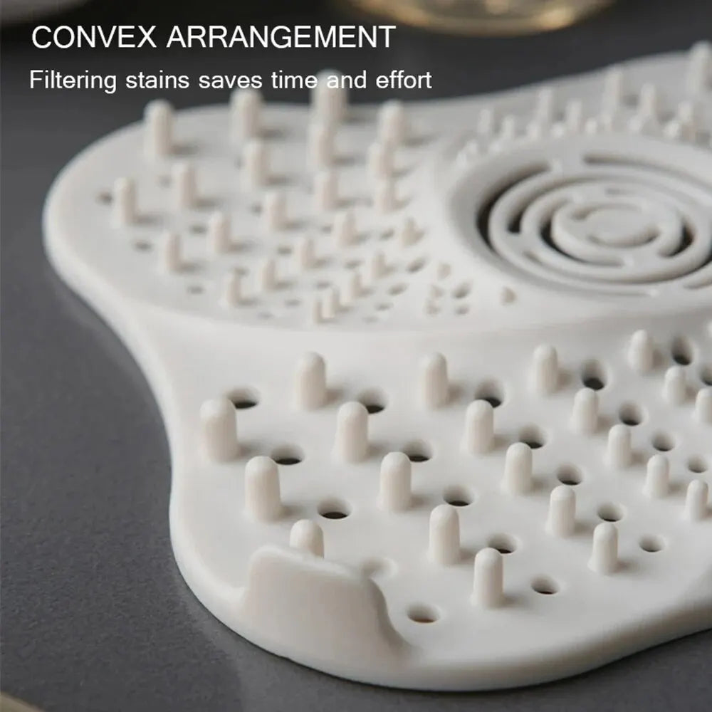 Anti-Clog Spiral Shower Drain Hair Catcher