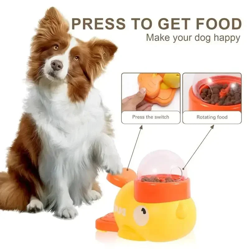 Cartoon Duck Puzzle Feeder for Dogs