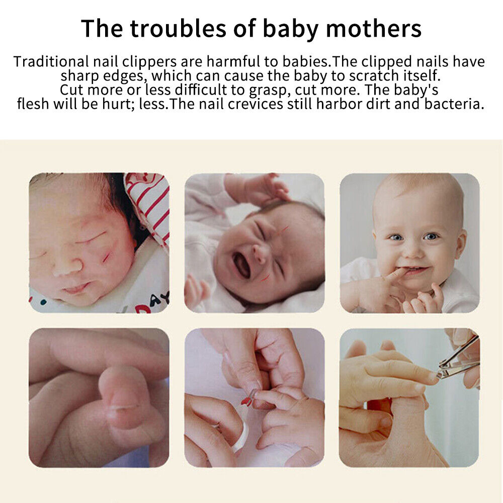 Baby Nail Trimmer – 6 Grinding Heads