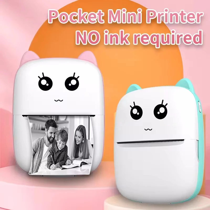 Mini Wireless Thermal Label Printer