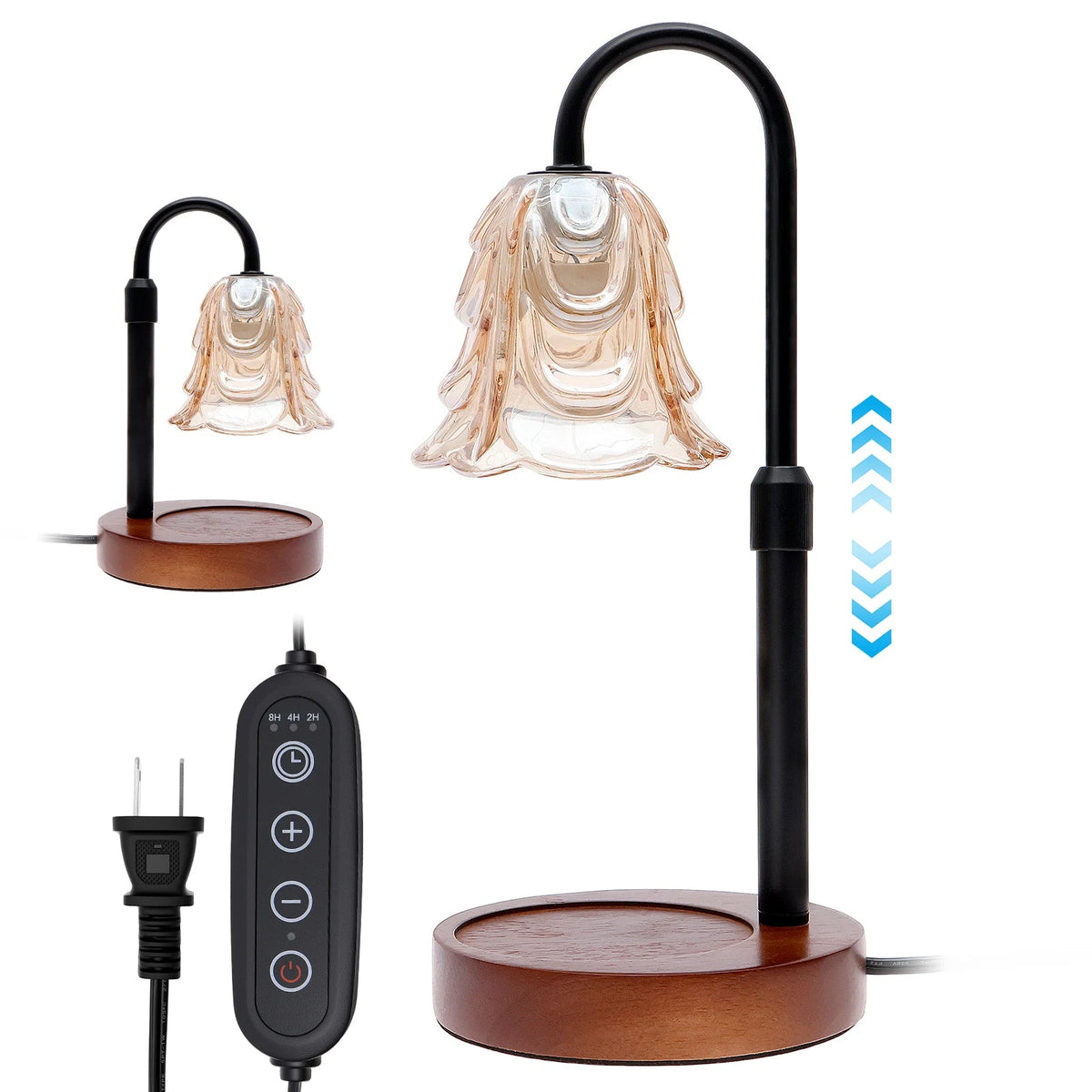 Dimmable Flower Candle Warmer Lamp