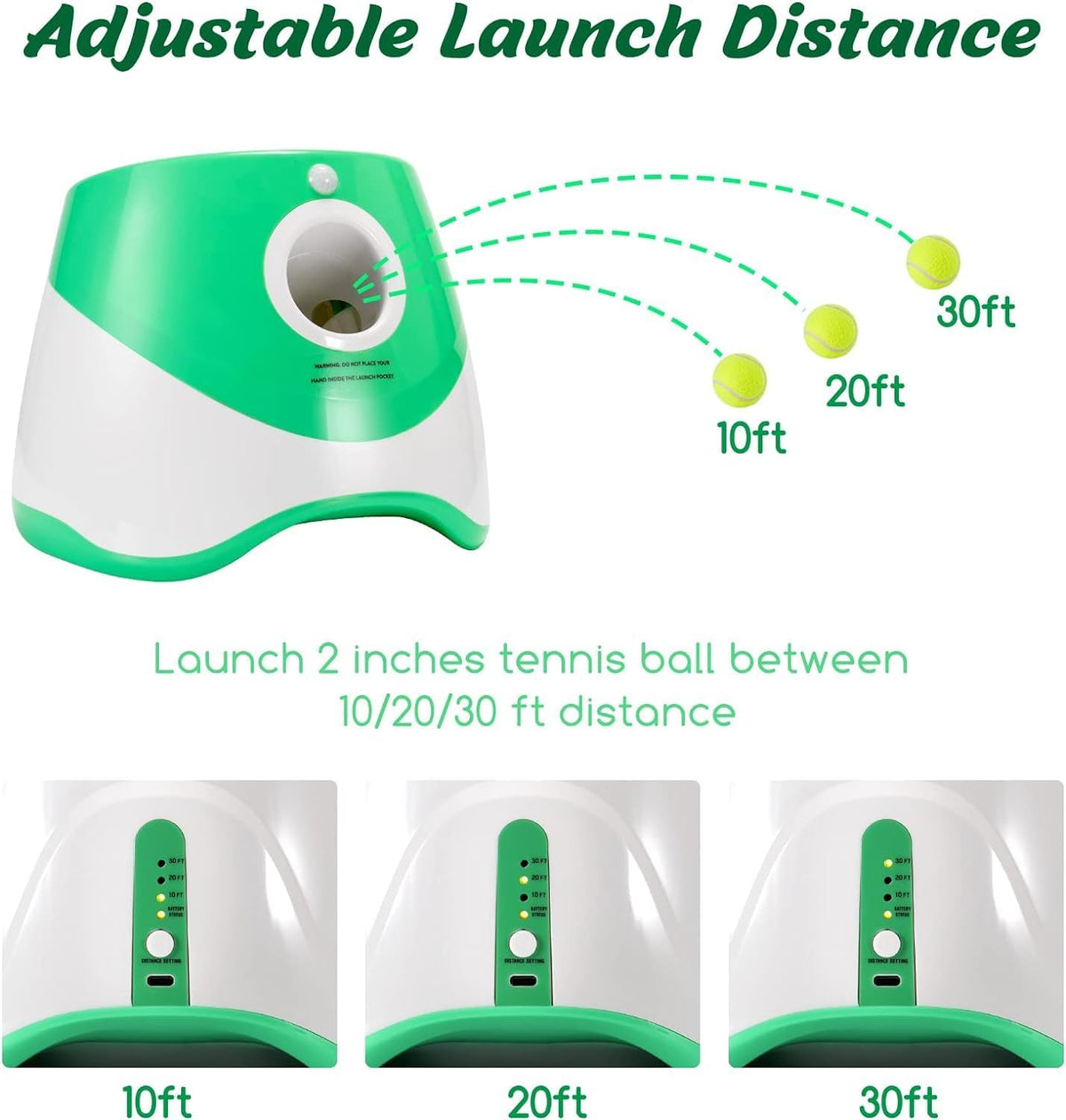 Automatic Dog Ball Launcher – 3 Distance Settings