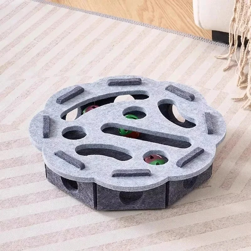 Felt Cat Puzzle Toy Box