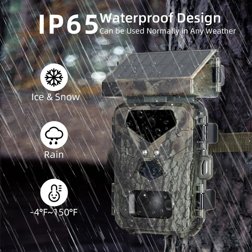 Compact Solar-Powered Trail Camera