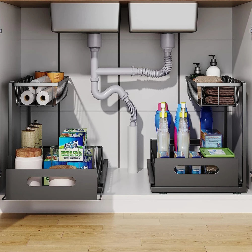 2-Tier Slide-Out Under Sink Organizer