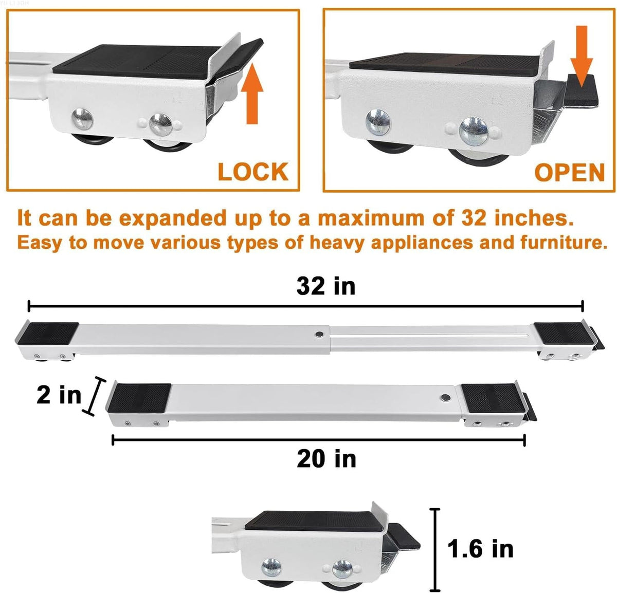 Heavy-Duty Appliance Rollers