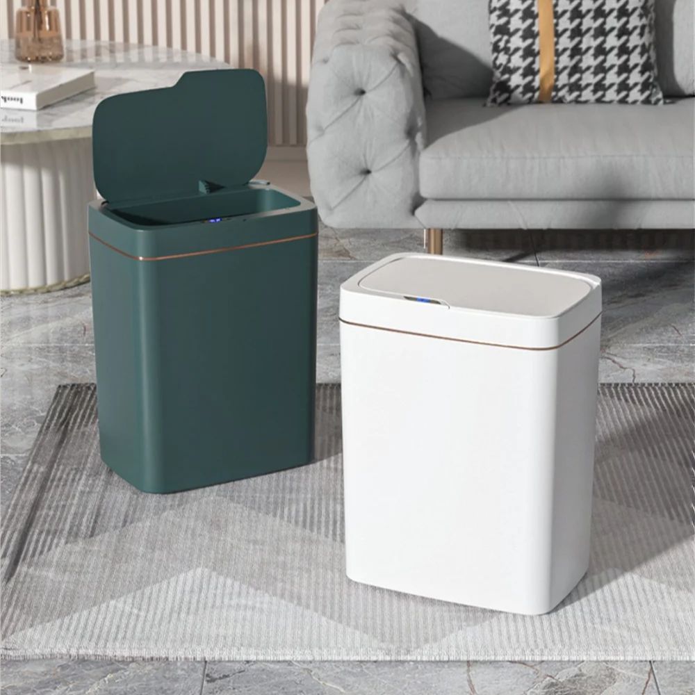 Smart Motion-Sensor Trash Can