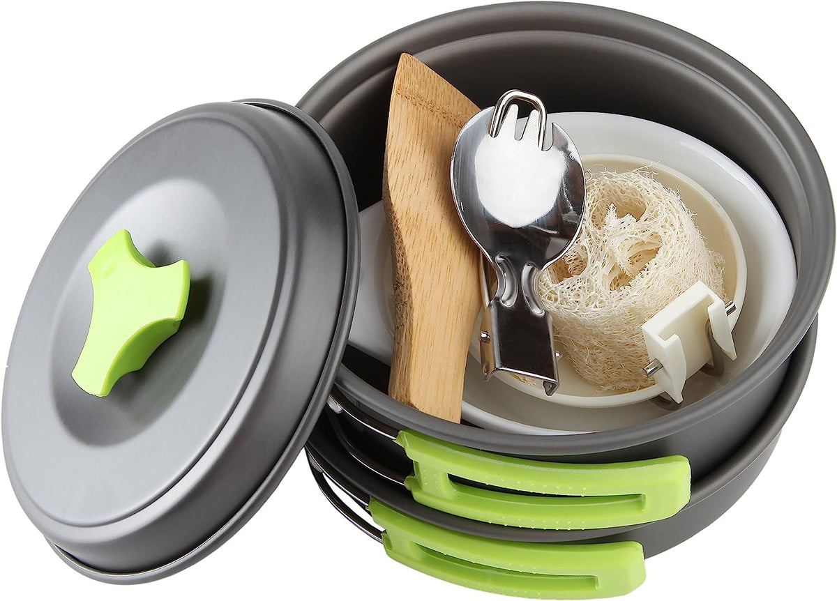 Camping Cookware Set – Backpacking Pots & Pans