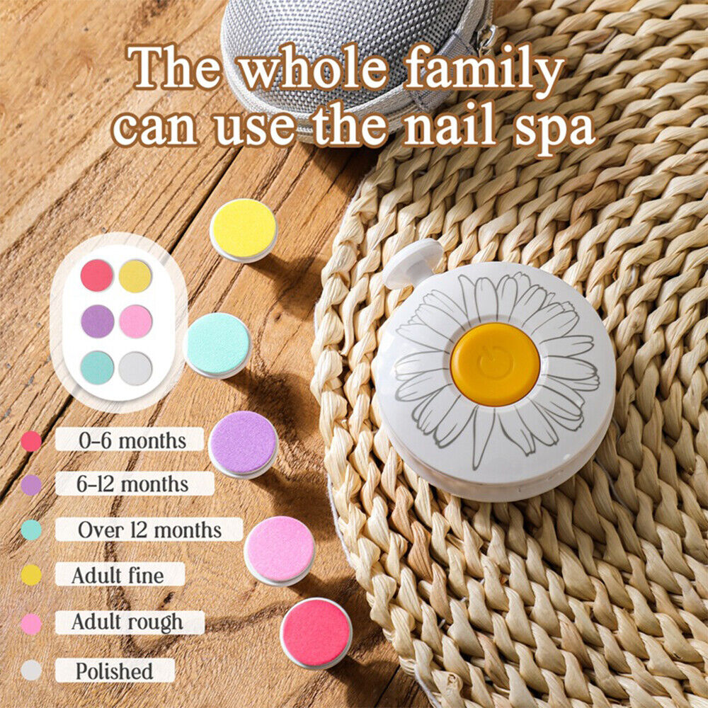 Baby Nail Trimmer – 6 Grinding Heads