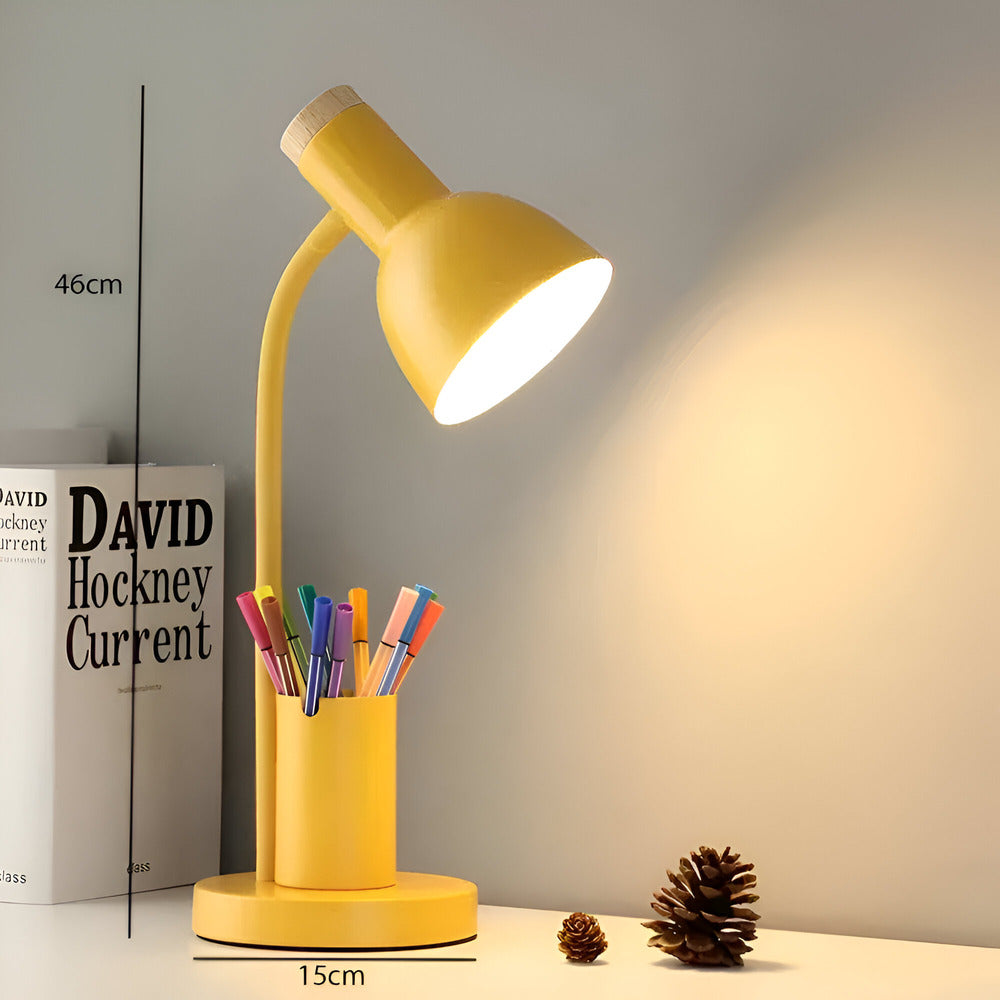 Nordic LED Table Lamp with Pen Holder