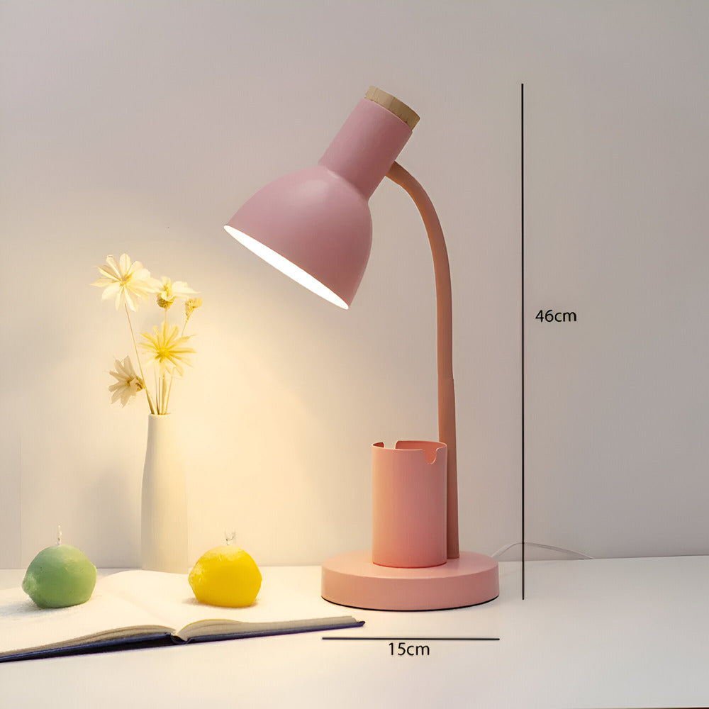 Nordic LED Table Lamp with Pen Holder