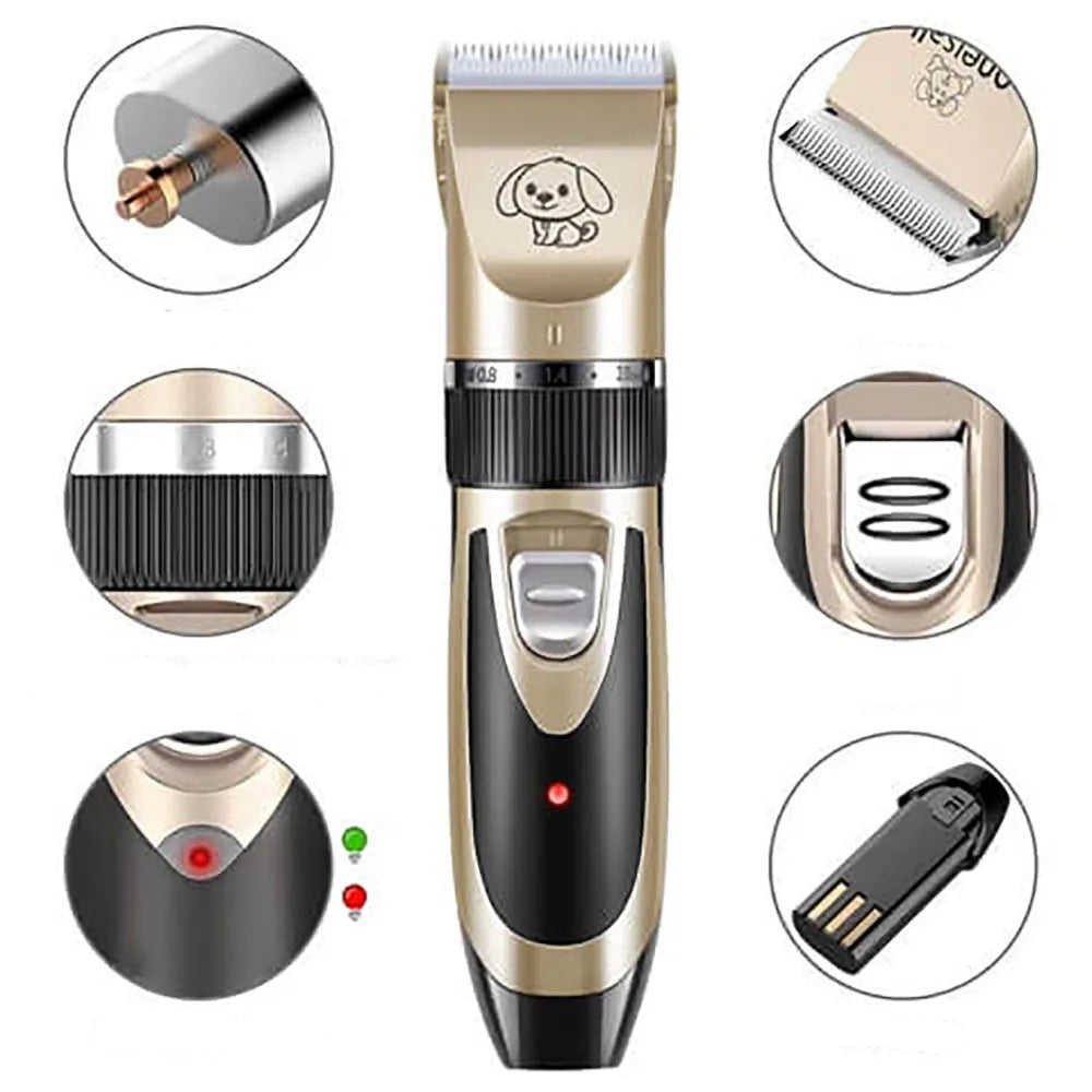 Quiet Fur Trimmer Set for Dogs