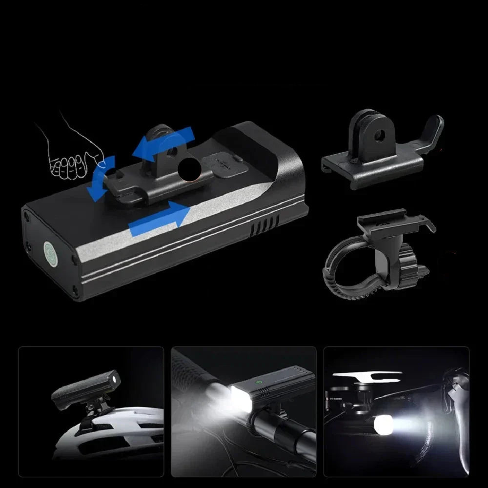5000 Lumen USB-C Rechargeable Bike Light