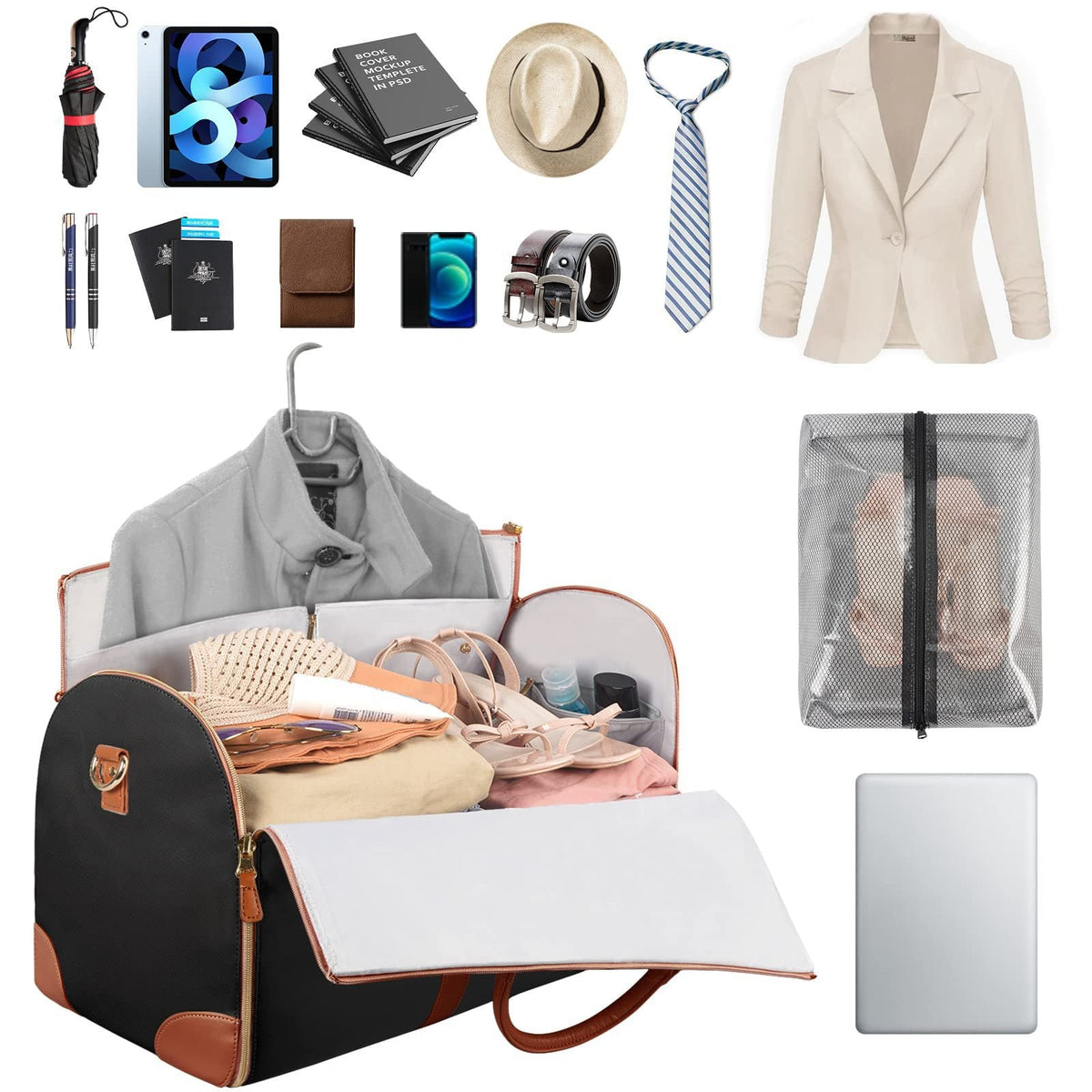 Expandable Travel Duffel Bag