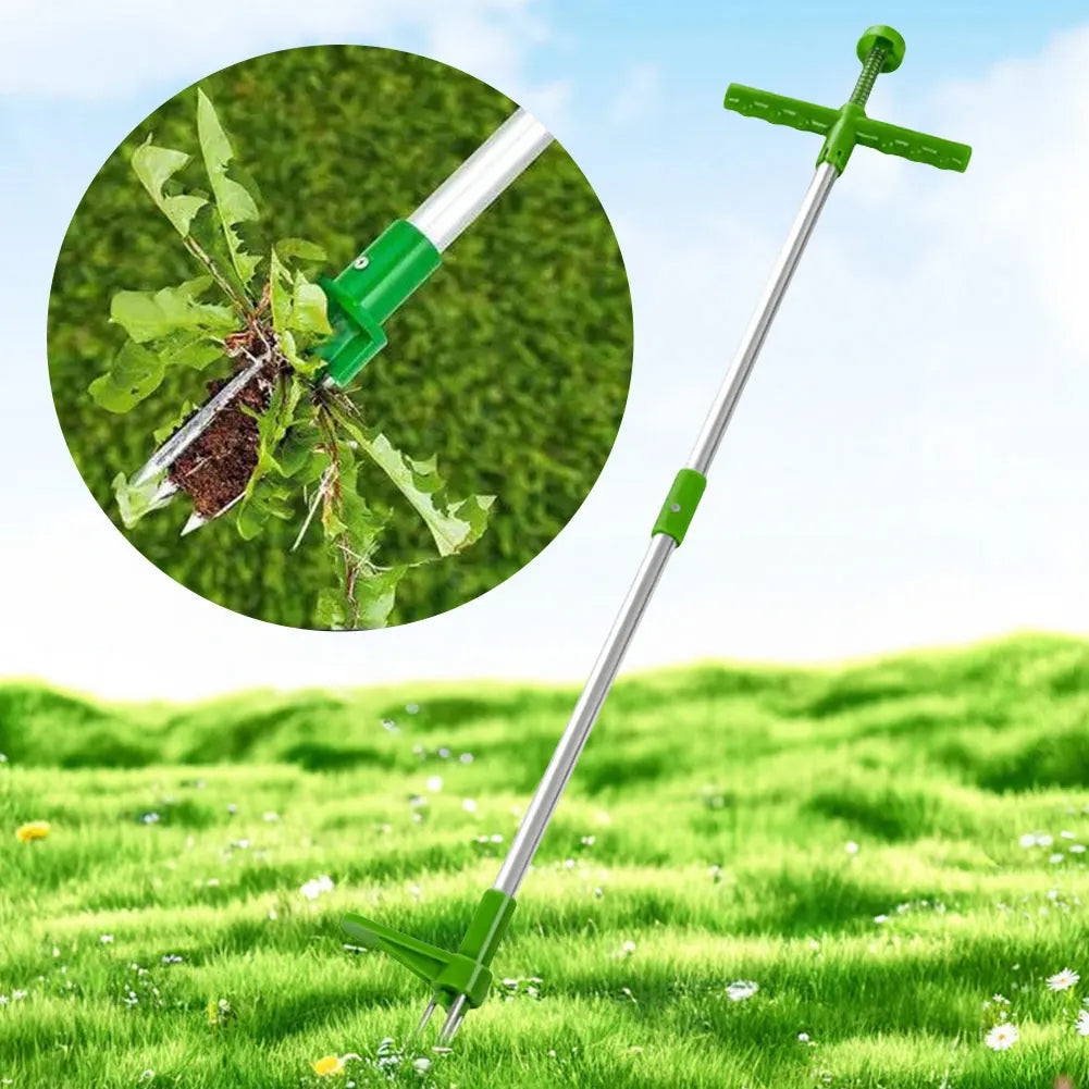 Long-Handle Weed Puller with Foot Pedal