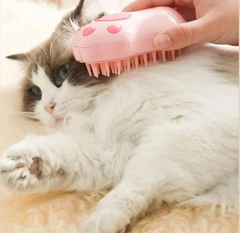 Steam Grooming Brush for Dogs