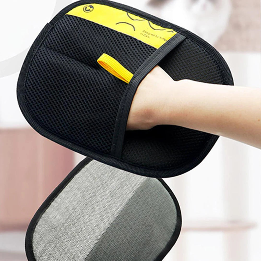 Double-Sided Pet Grooming Gloves