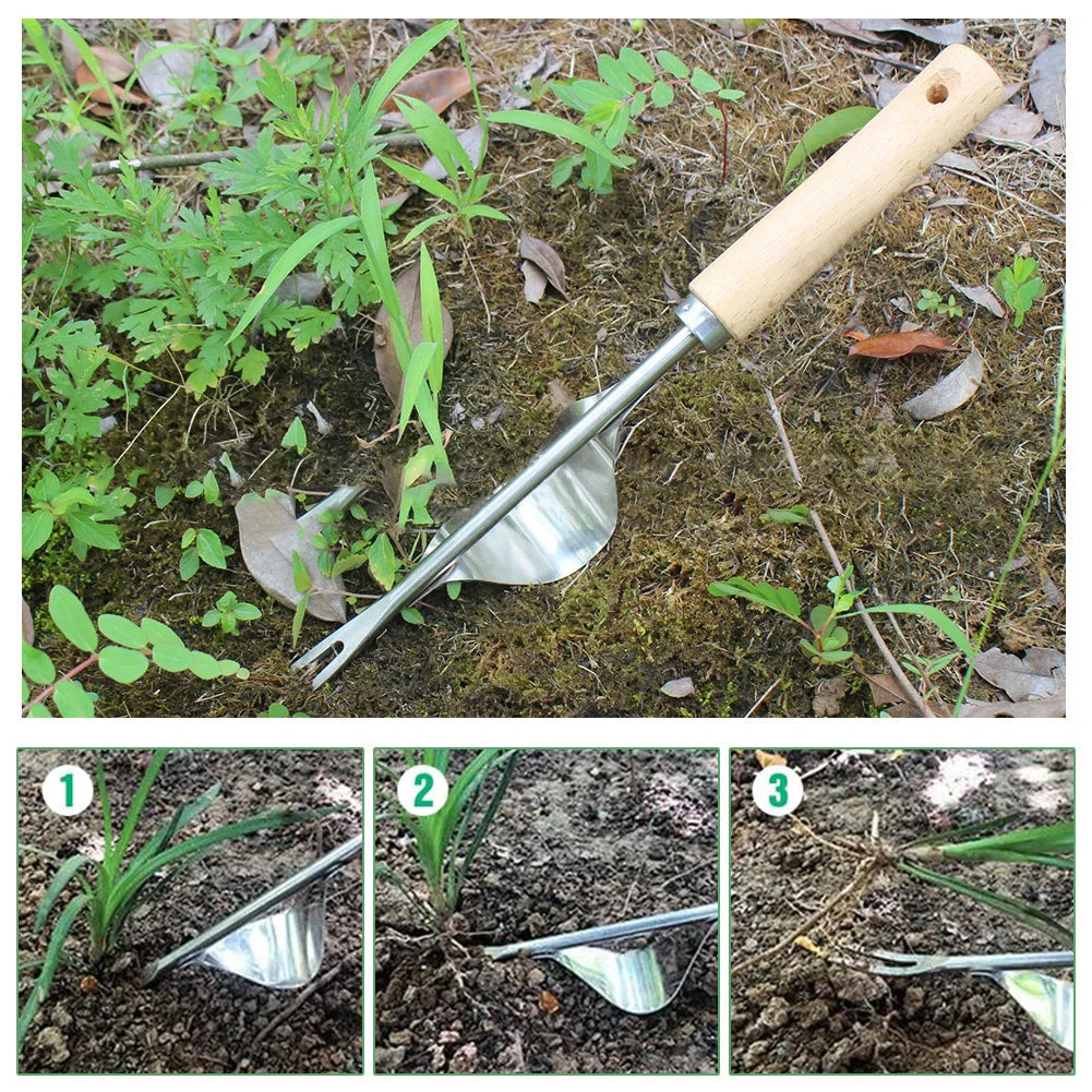 V-Shaped Long-Handle Weed Puller