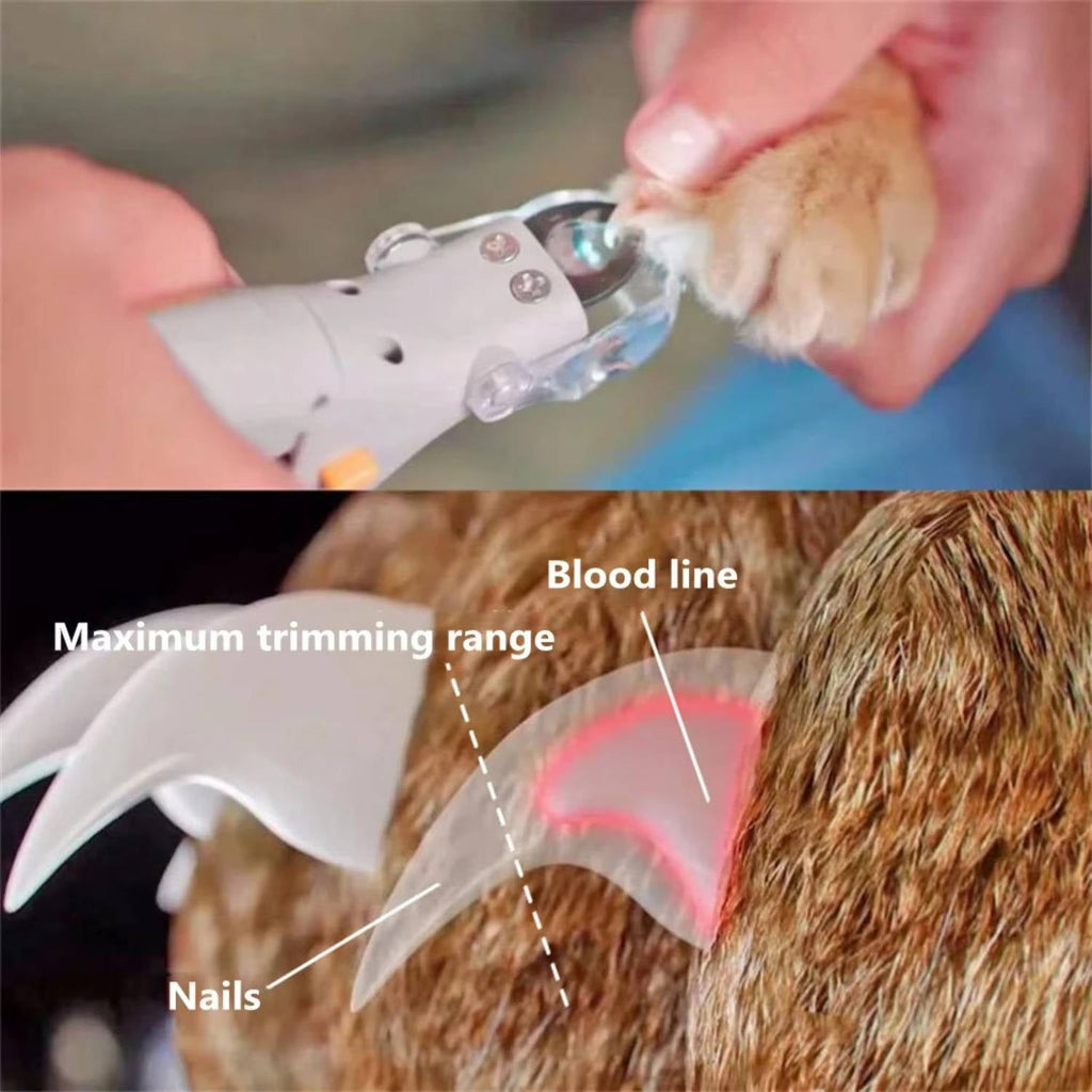 Pet Nail Clipper with LED Light