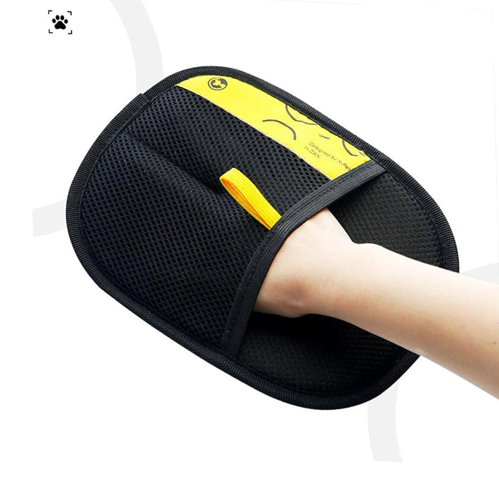 Double-Sided Pet Grooming Gloves