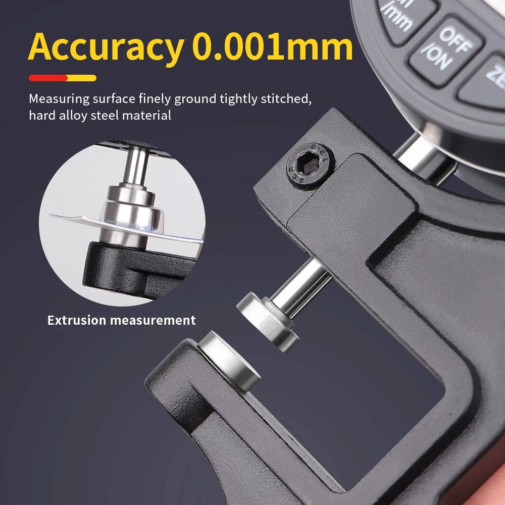 Digital Thickness Gauge for Paper, Cloth & Metal