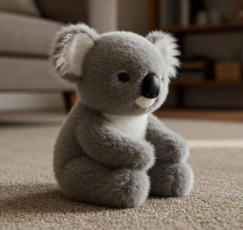 Realistic Koala Plush – Stress Relief Comfort Toy