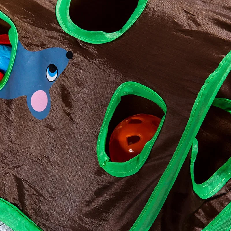 9-Hole Interactive Cat Mice Game