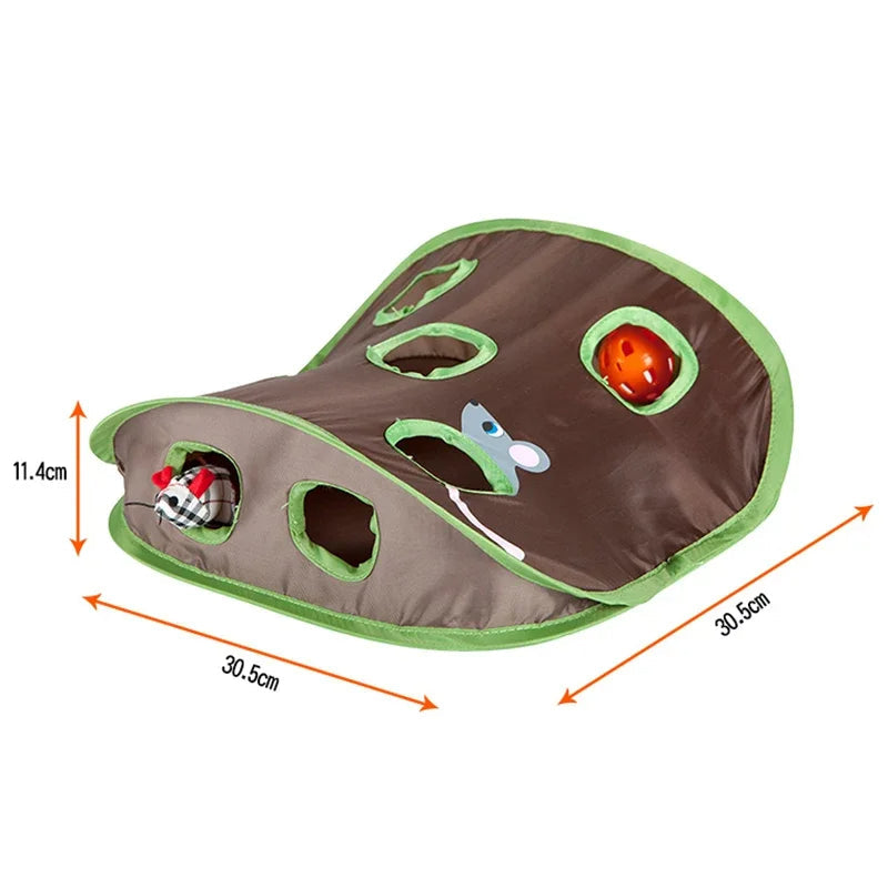 9-Hole Interactive Cat Mice Game