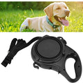 4-in-1 Dog Leash with Water Bottle & Bowl