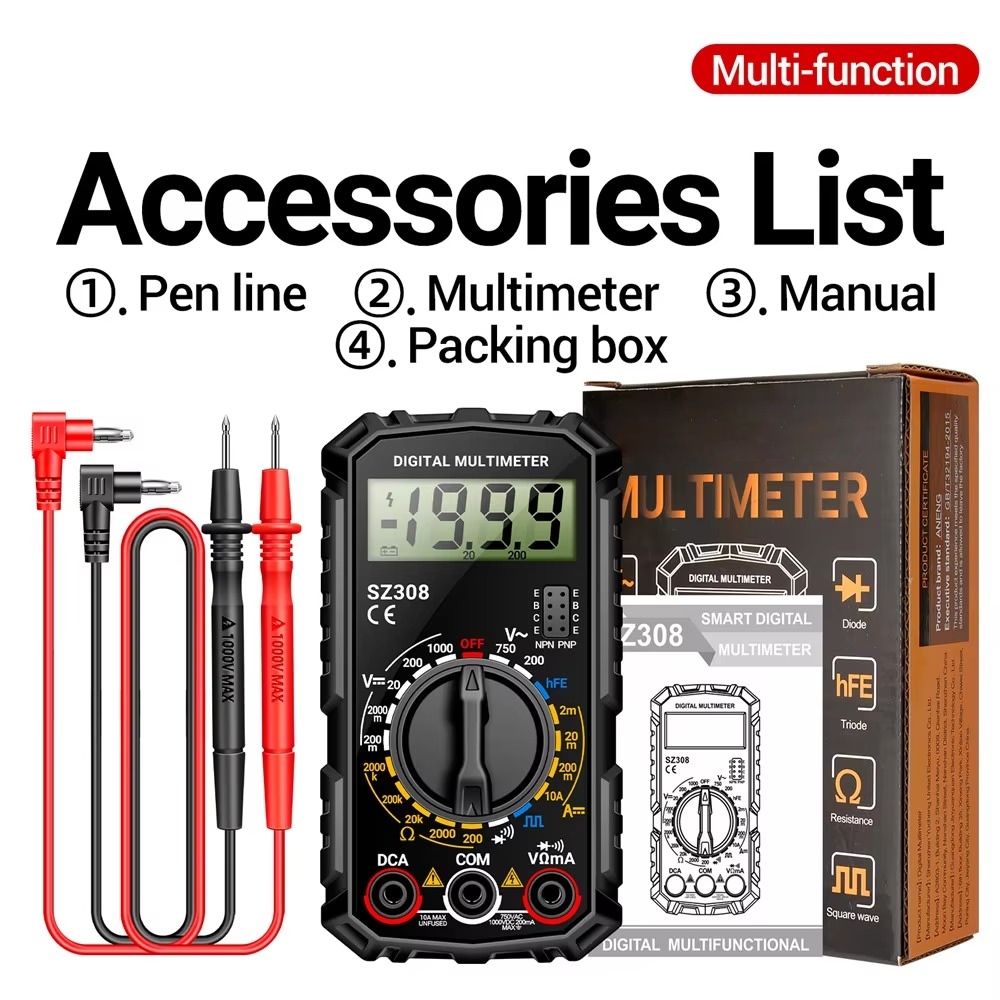 Digital Multimeter Electrical Test Kit
