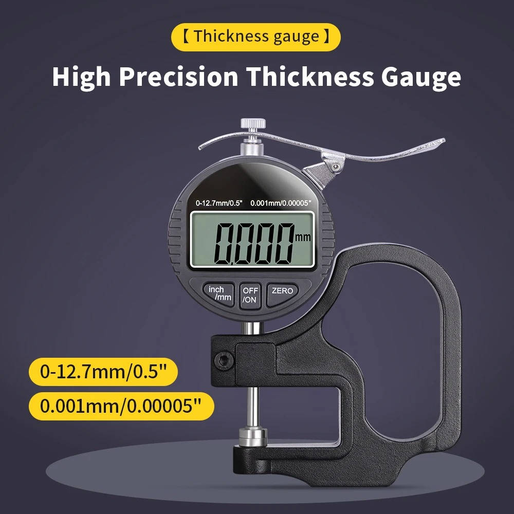 Digital Thickness Gauge for Paper, Cloth & Metal
