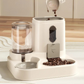 2-in-1 Dog & Cat Feeder with Water Dispenser