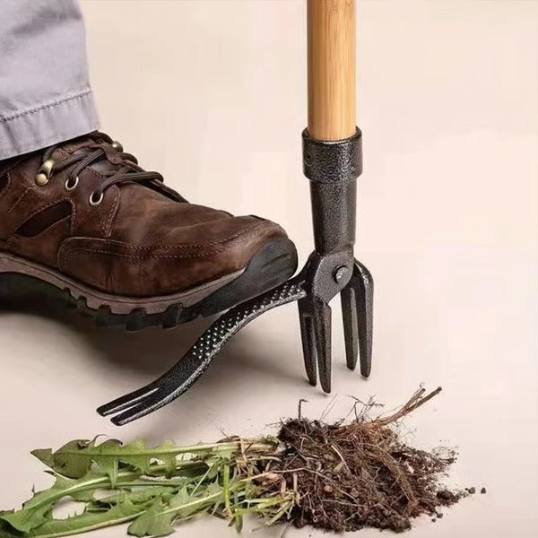 Stand-Up Weed Puller Tool