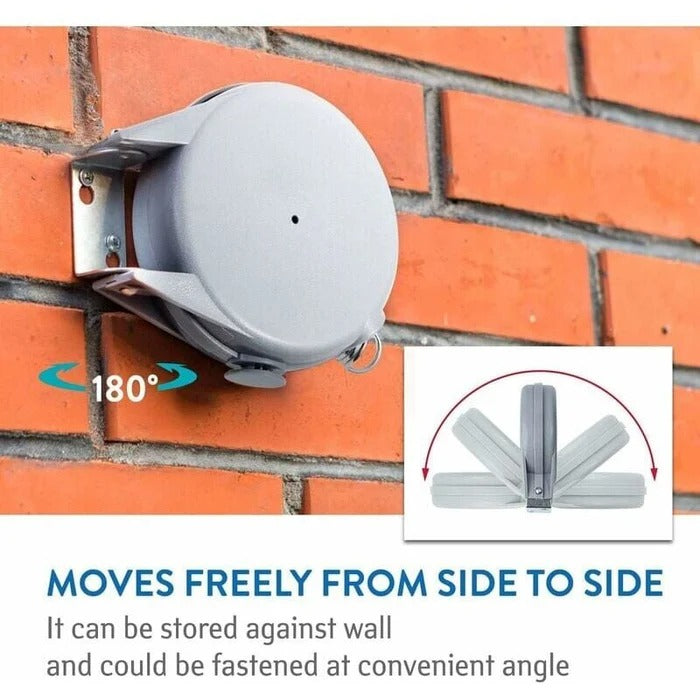 Retractable Wall-Mount Clothesline