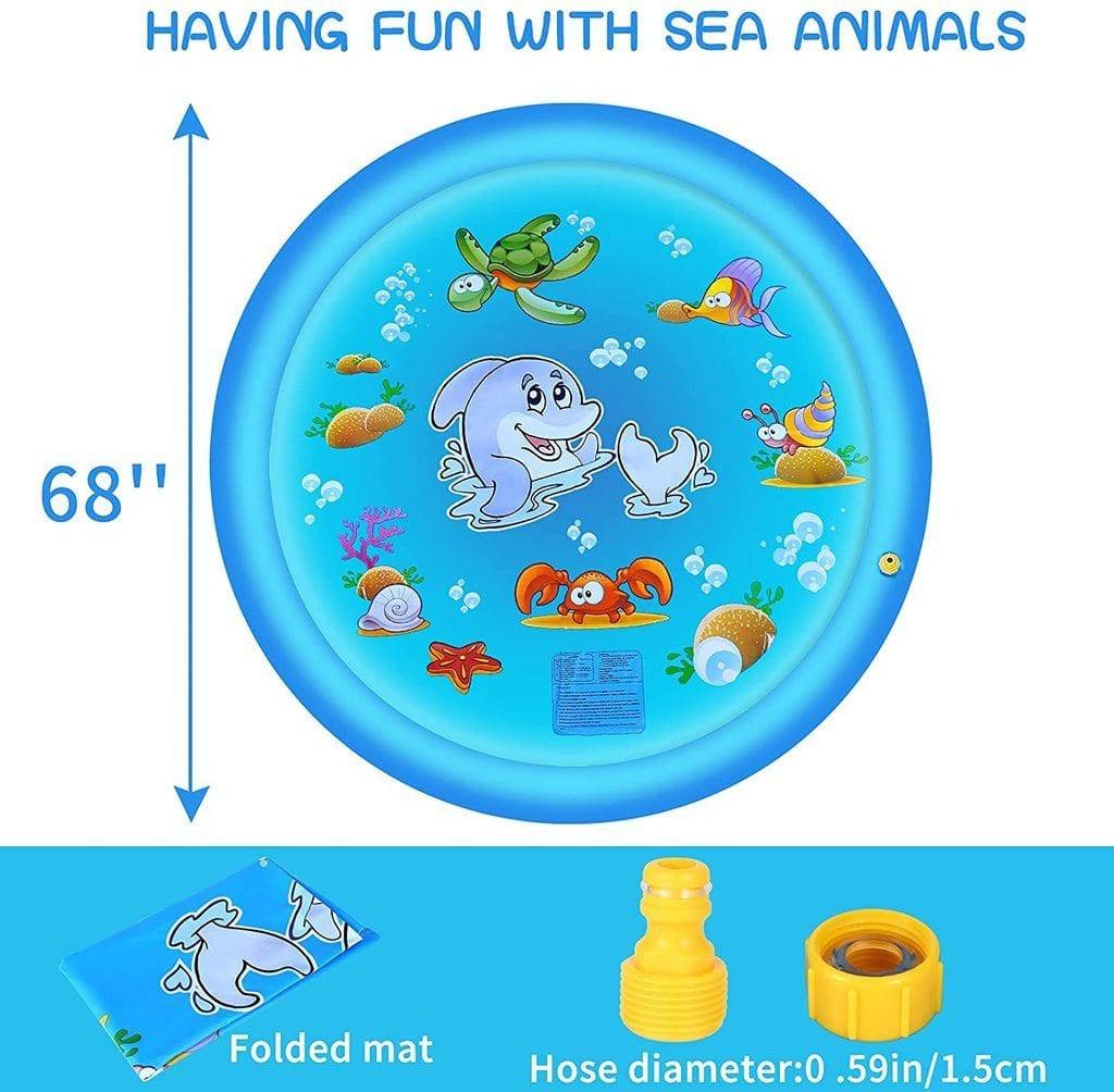 Outdoor Sprinkler Splash Pad for Kids