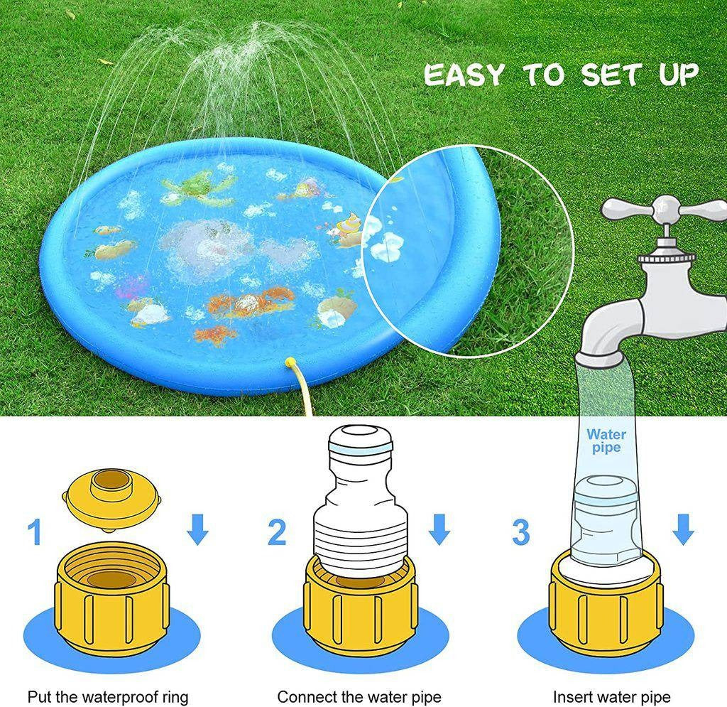 Outdoor Sprinkler Splash Pad for Kids