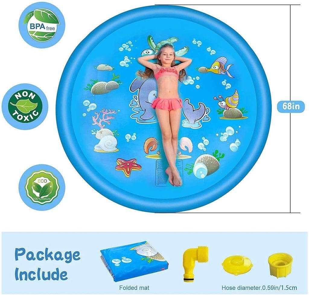 Outdoor Sprinkler Splash Pad for Kids