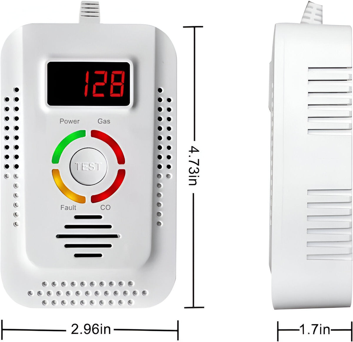Plug-In Gas & Carbon Monoxide Detector