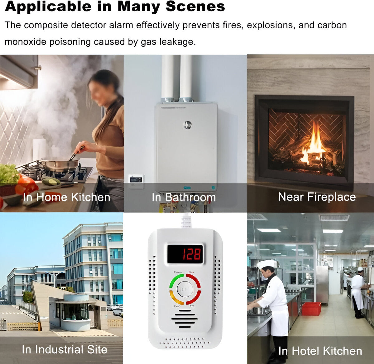 Plug-In Gas & Carbon Monoxide Detector
